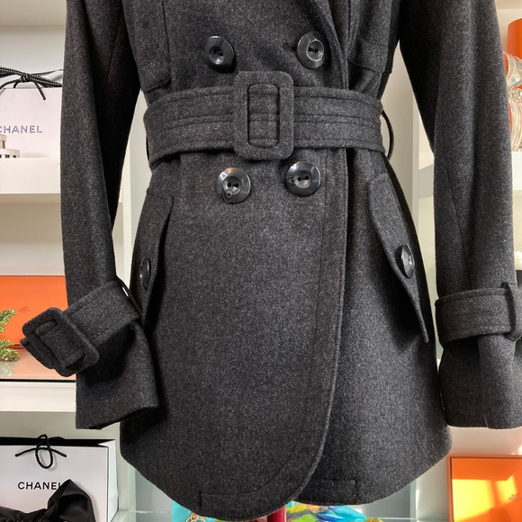 🆕 ❄️ BRAETAN WOOL BLEND PEACOAT NWOT - Picture 6 of 14